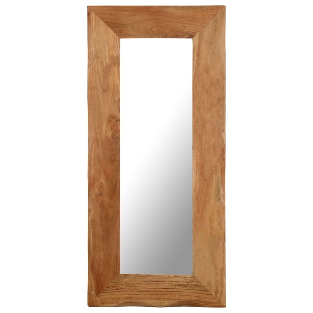 Vidaxl - vidaXL Miroir cosmétique 50x110 cm Bois solide d'acacia - Miroirs