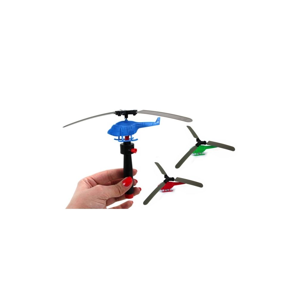 Coolminiprix - Hélicoptère avec lanceur 9cm coloris assortis - Qualité COOLMINIPRIX - Objets déco
