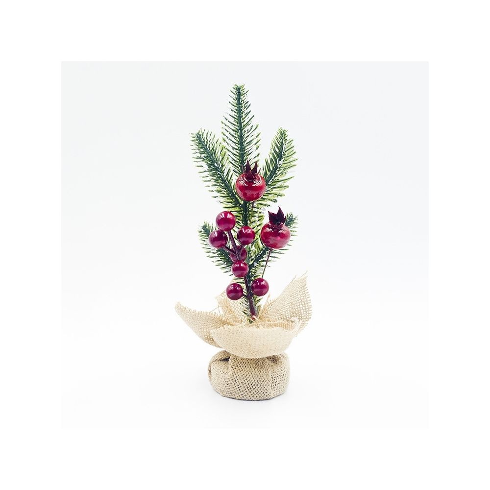 Wewoo - 2 décorations de table de coupe pour aiguilles de pin de Noël créatives PCS fruits rouges - Décorations de Noël