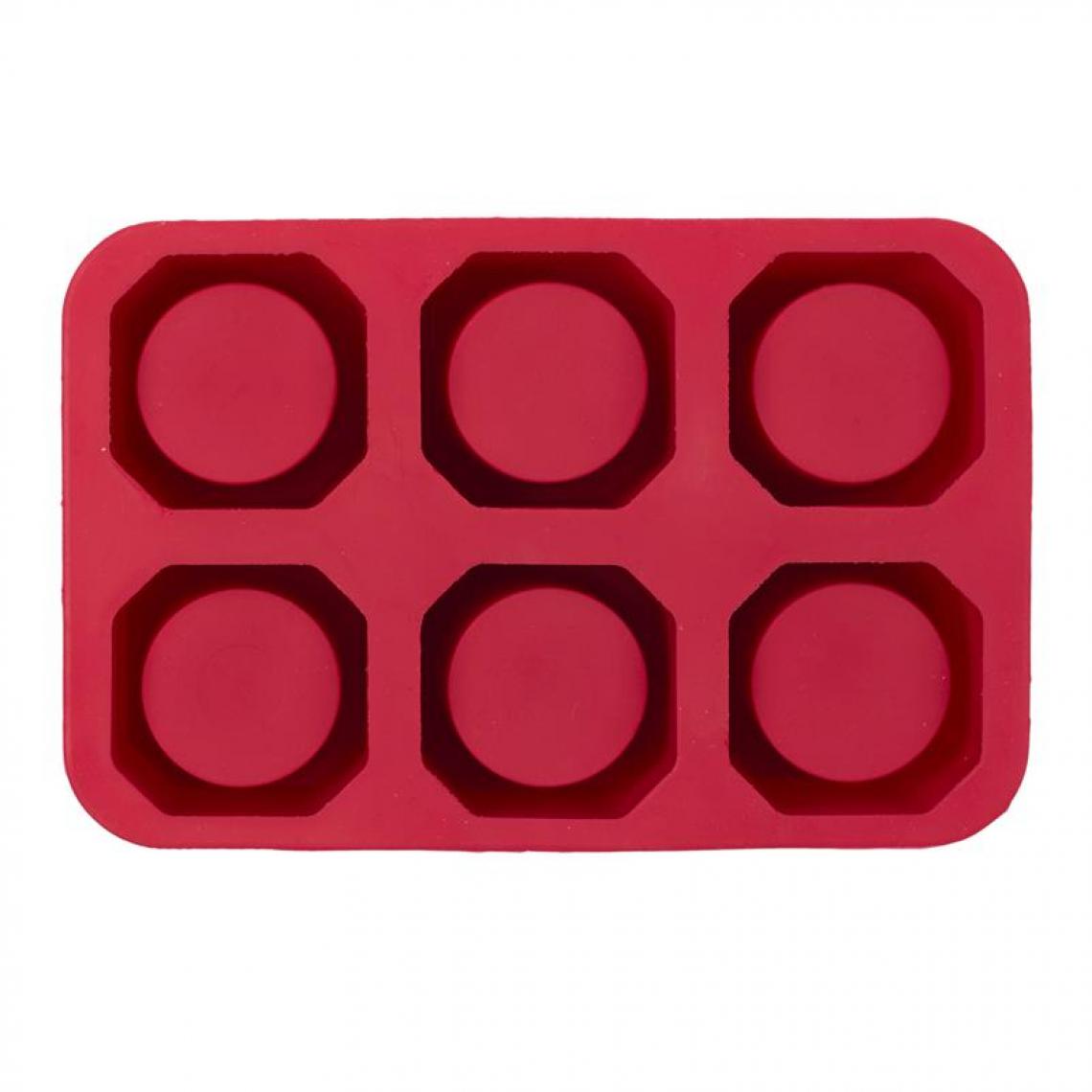 Ac-Deco - Moule à cookies forme shooter - en silicone - L 16 cm x l 11 cm x H 5 cm - Rose - Objets déco