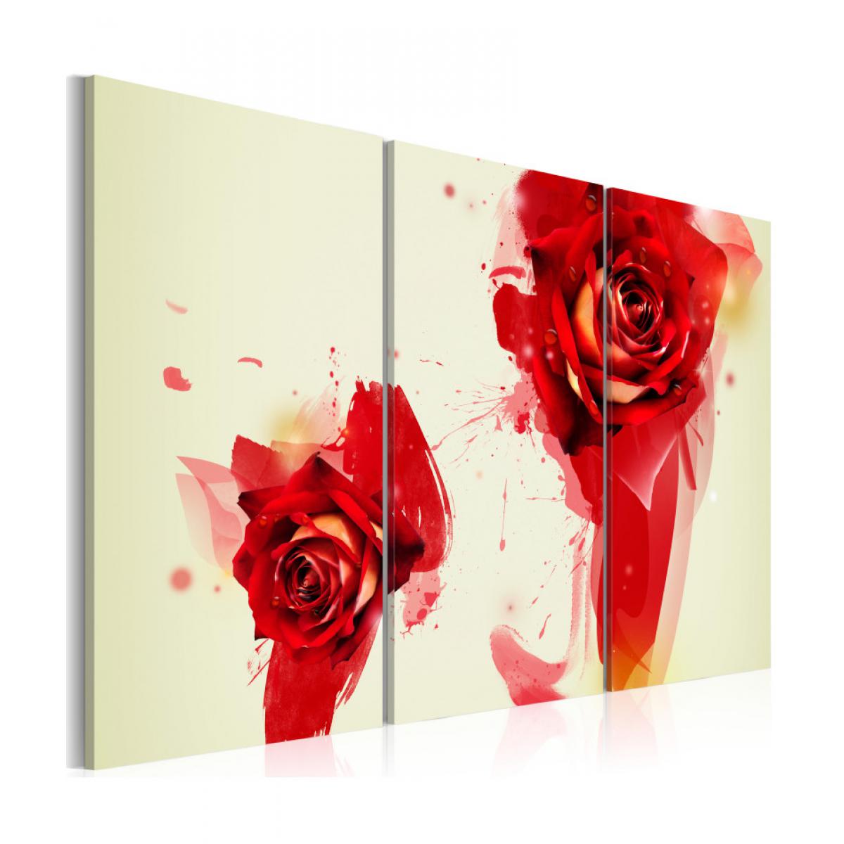 Artgeist - Tableau - Regard sur la rose 60x40 - Tableaux, peintures