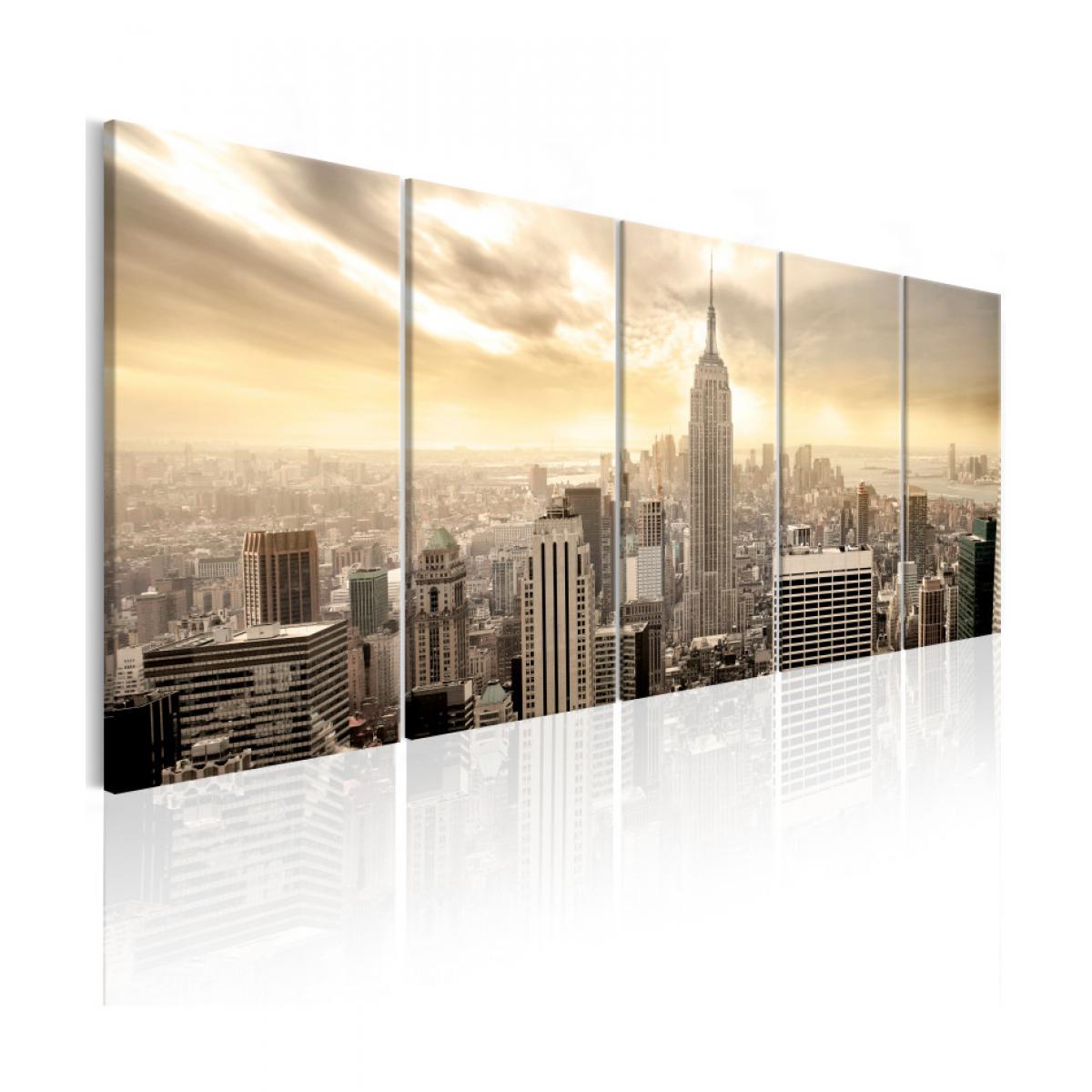 Artgeist - Tableau - New York: View on Manhattan 200x80 - Tableaux, peintures