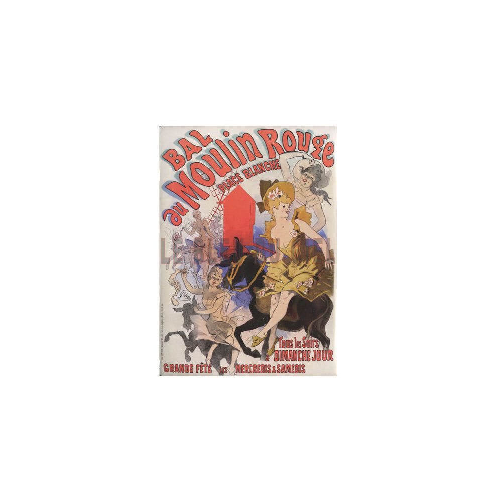 Cbkreation - Grande plaque métal Bal au Moulin Rouge - Cadres, pêle-mêle