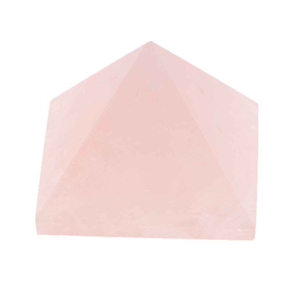 marque generique - cristal naturel pyramide ornements cristal de roche quartz bricolage décor rose 4cm - Objets déco