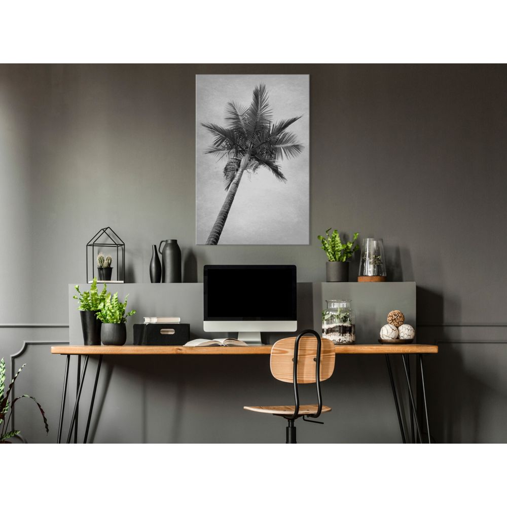marque generique - 60x90 Tableau Arbres Paysages Chic High Palm Tree (1 Part) Vertical - Tableaux, peintures