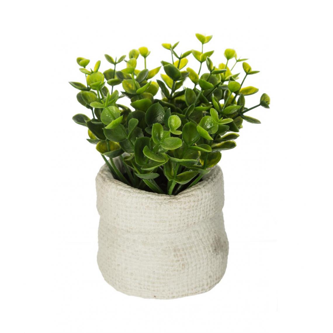 Atmosphera, Createur D'Interieur - Atmosphera - Plante verte artificielle en pot H 15 cm - Plantes et fleurs artificielles