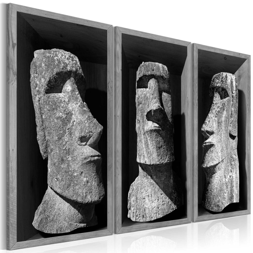 Artgeist - Tableau - The Mystery of Easter Island 120x80 - Tableaux, peintures