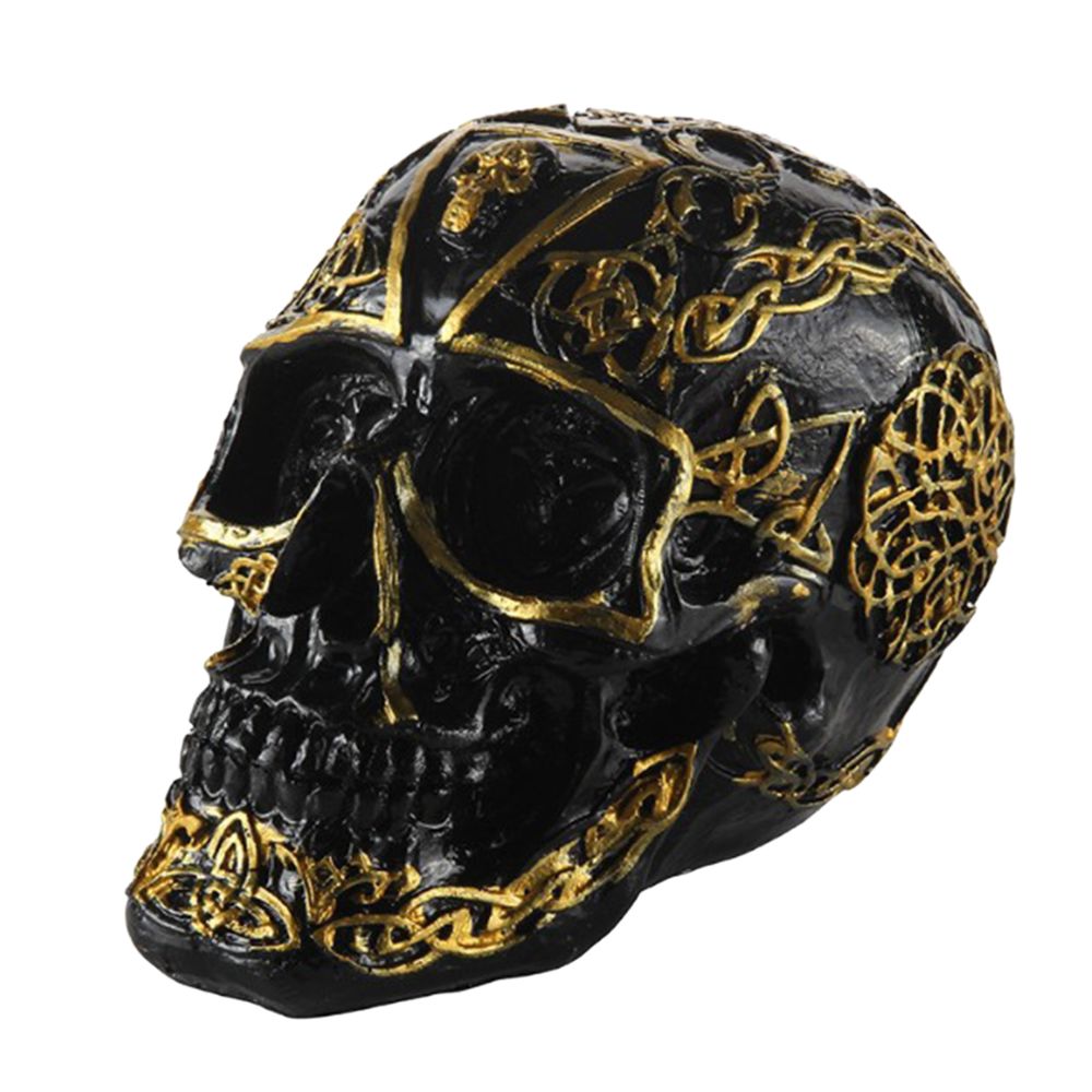 marque generique - Décorations tête de crâne présentoir d'Halloween - Statues
