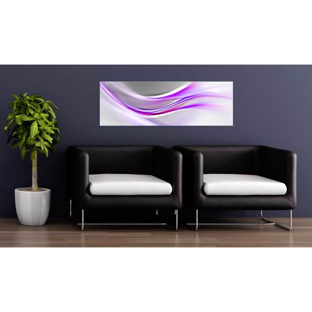 marque generique - 150x50 Tableau Moderne Violet Hope - Tableaux, peintures