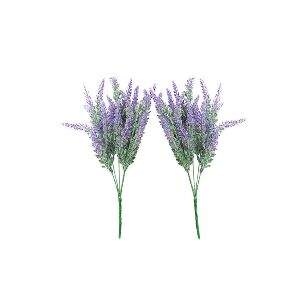 Wewoo - Fleurs Artificielles en soie de fleur de lavande romantiques Fausses plantes décoratives de simulation de grain pourpre - Plantes et fleurs artificielles