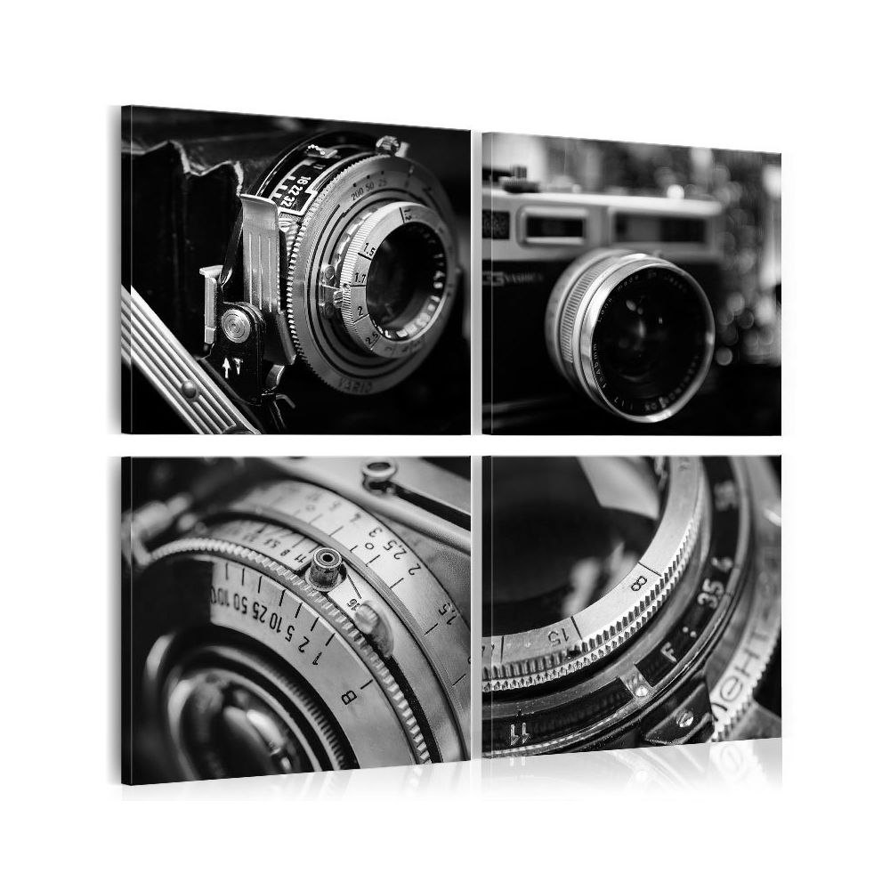 Bimago - Tableau - Vintage Cameras - Décoration, image, art | Vintage | - Tableaux, peintures