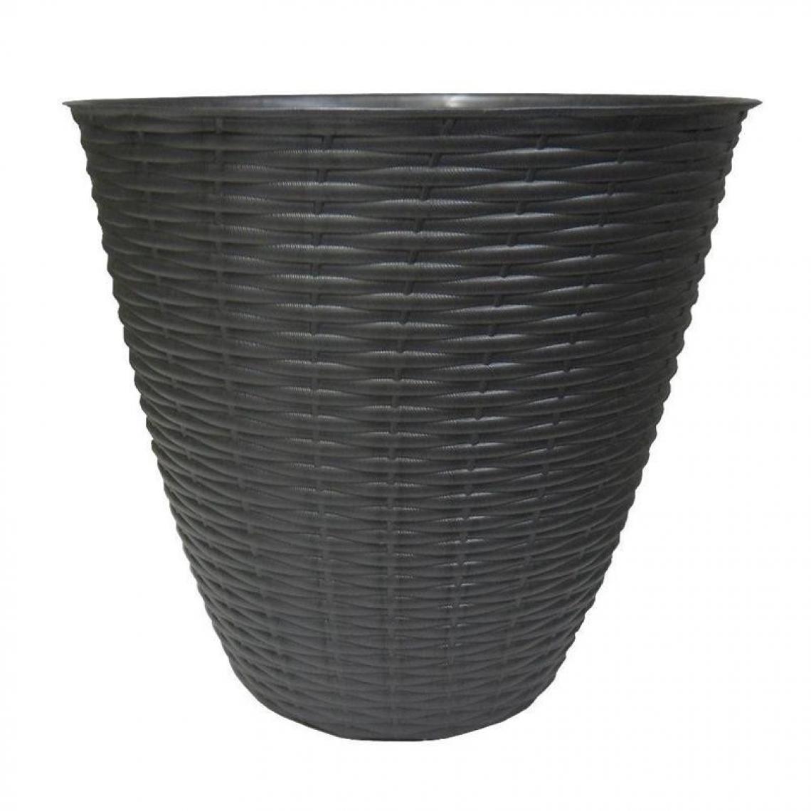 Ac-Deco - Cache-pot - PAGLIA - D 29 cm - Anthracite - Vases
