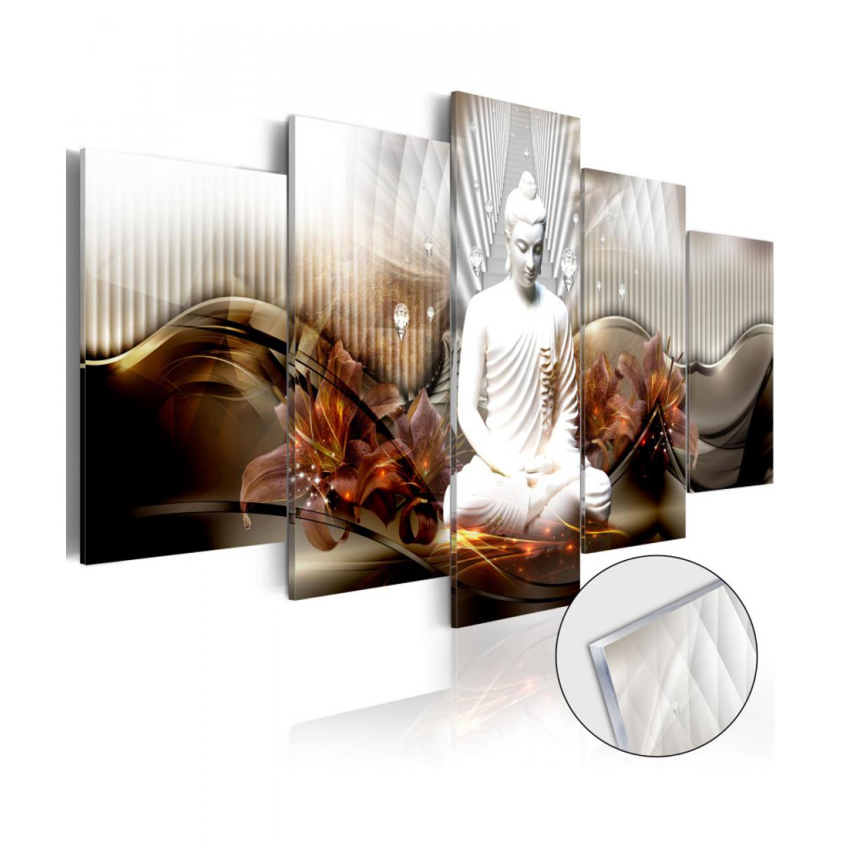 Artgeist - Tableau sur verre acrylique - Crystal Calm [Glass] 100x50 - Tableaux, peintures