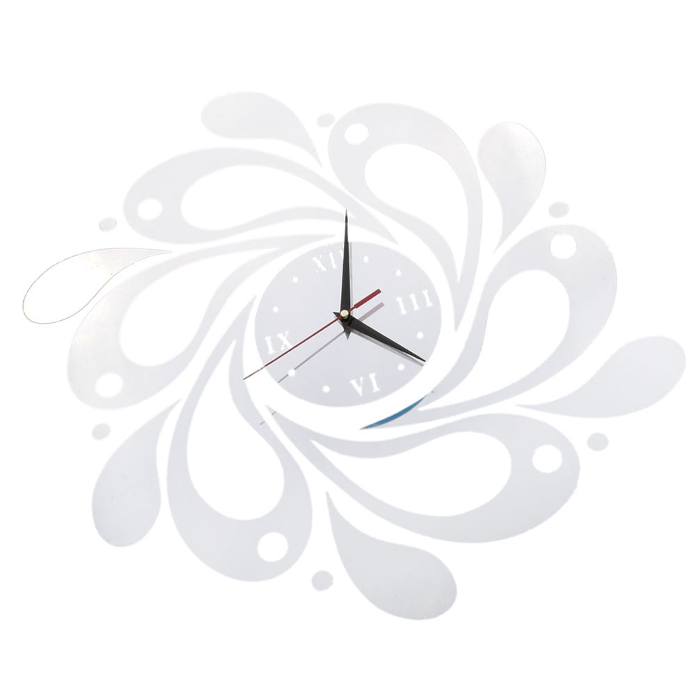marque generique - Miroir papillon mode mode horloge 3D # 4 b0476 - Horloges, pendules