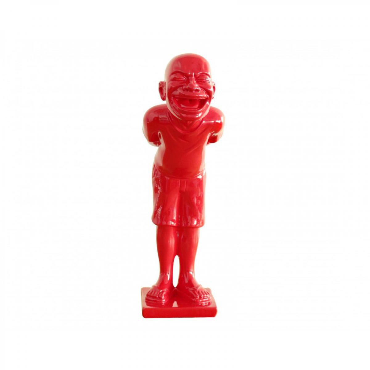 Meubletmoi - Petit homme rouge figurine décorative objet design moderne - Statues
