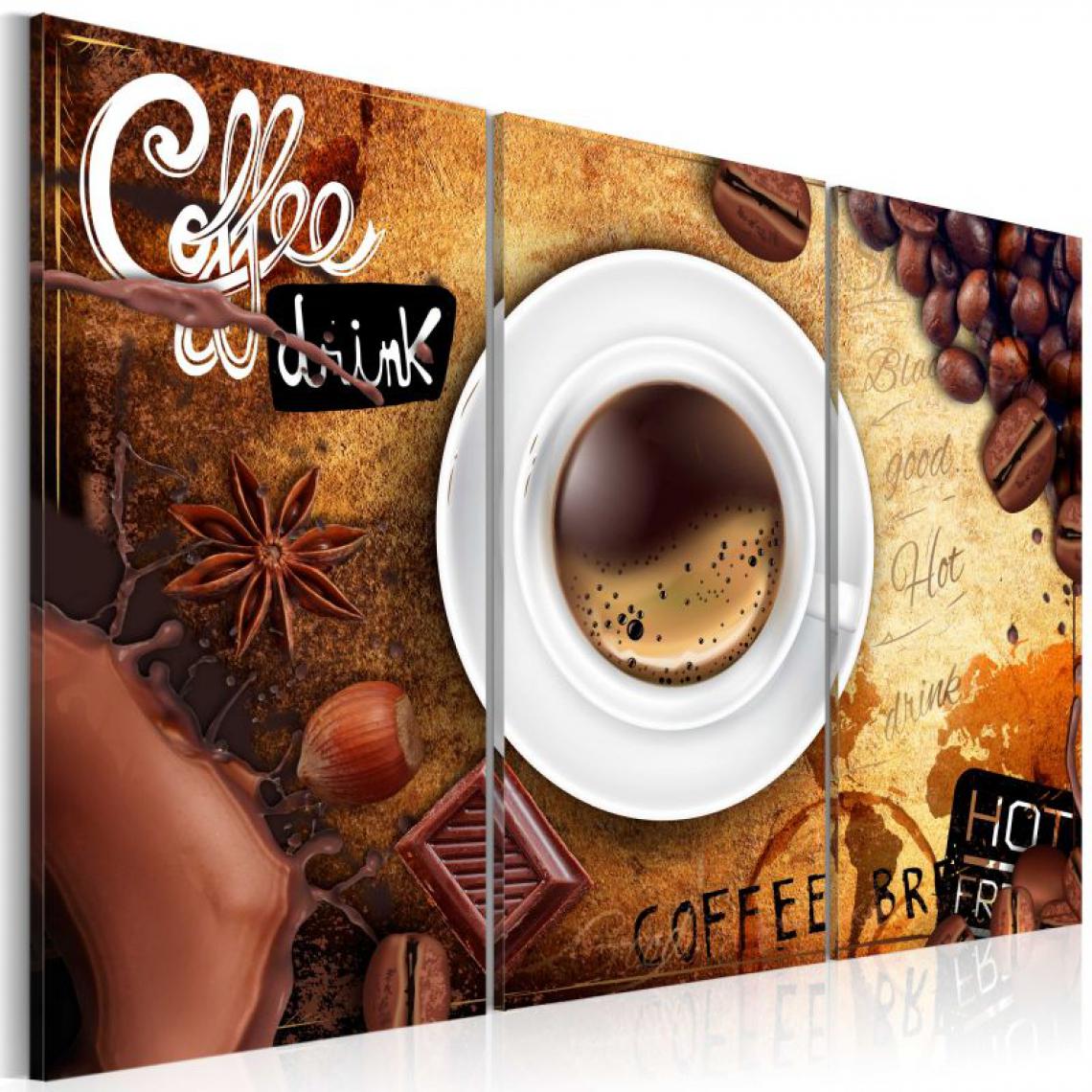 Artgeist - Tableau - Cup of coffee .Taille : 90x60 - Tableaux, peintures