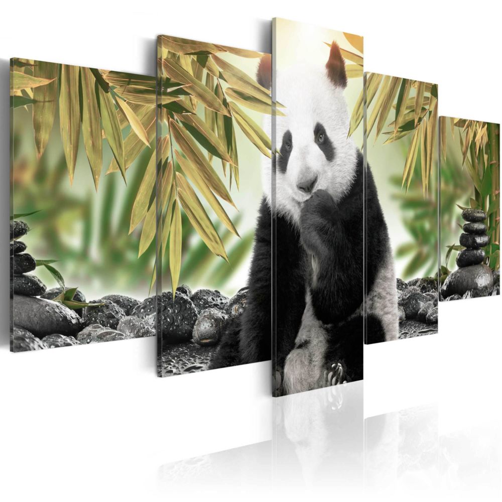 Artgeist - Tableau - Cute Panda Bear 200x100 - Tableaux, peintures