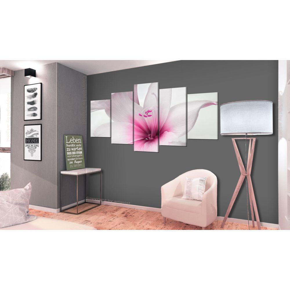 marque generique - 100x50 Tableau Fleurs variées Fleurs Magnifique Amarylis: Pink Charm - Tableaux, peintures