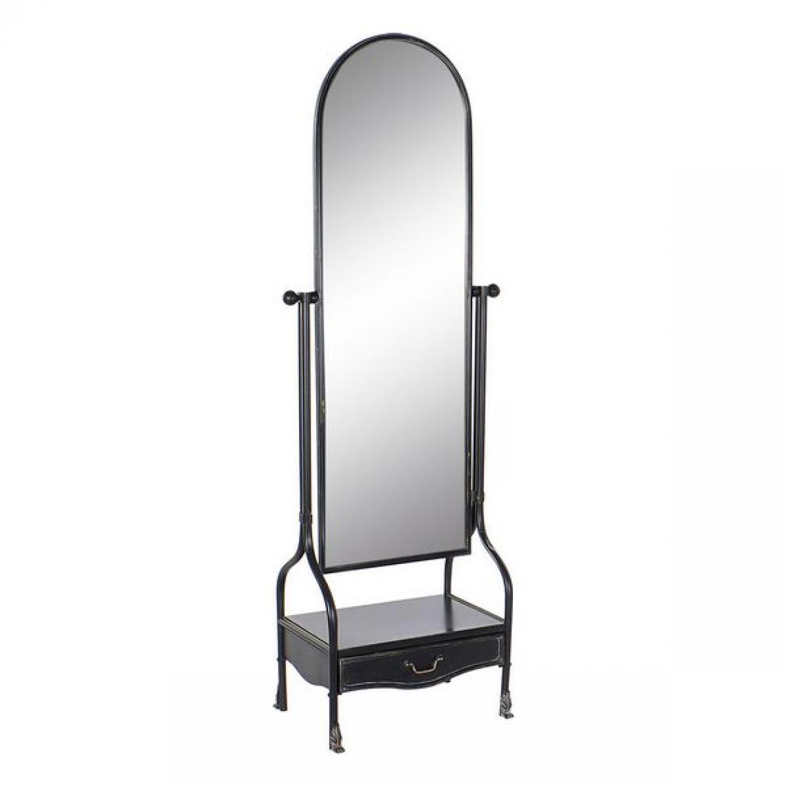 Unknown - Miroir sur pied DKD Home Decor Tiroir Vintage (64 x 40 x 183 cm) - Miroirs