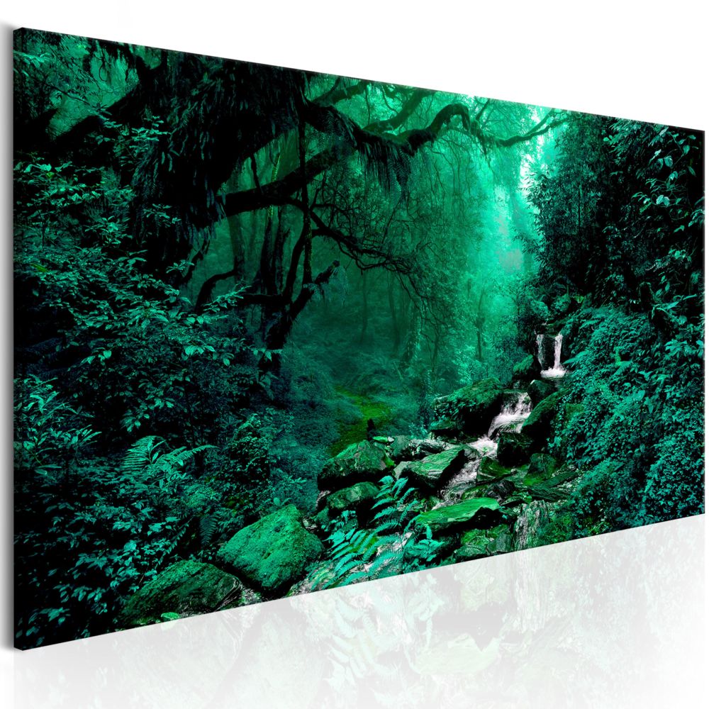 Bimago - Tableau | Enchanted Backwoods | 150x50 | XL | Paysages | Forêt | | - Tableaux, peintures