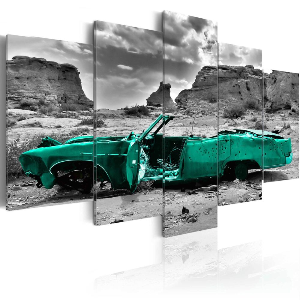 Artgeist - Tableau - Green car 200x100 - Tableaux, peintures