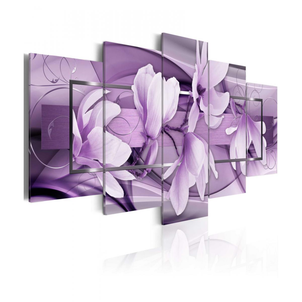 Artgeist - Tableau - Purple Wave 200x100 - Tableaux, peintures