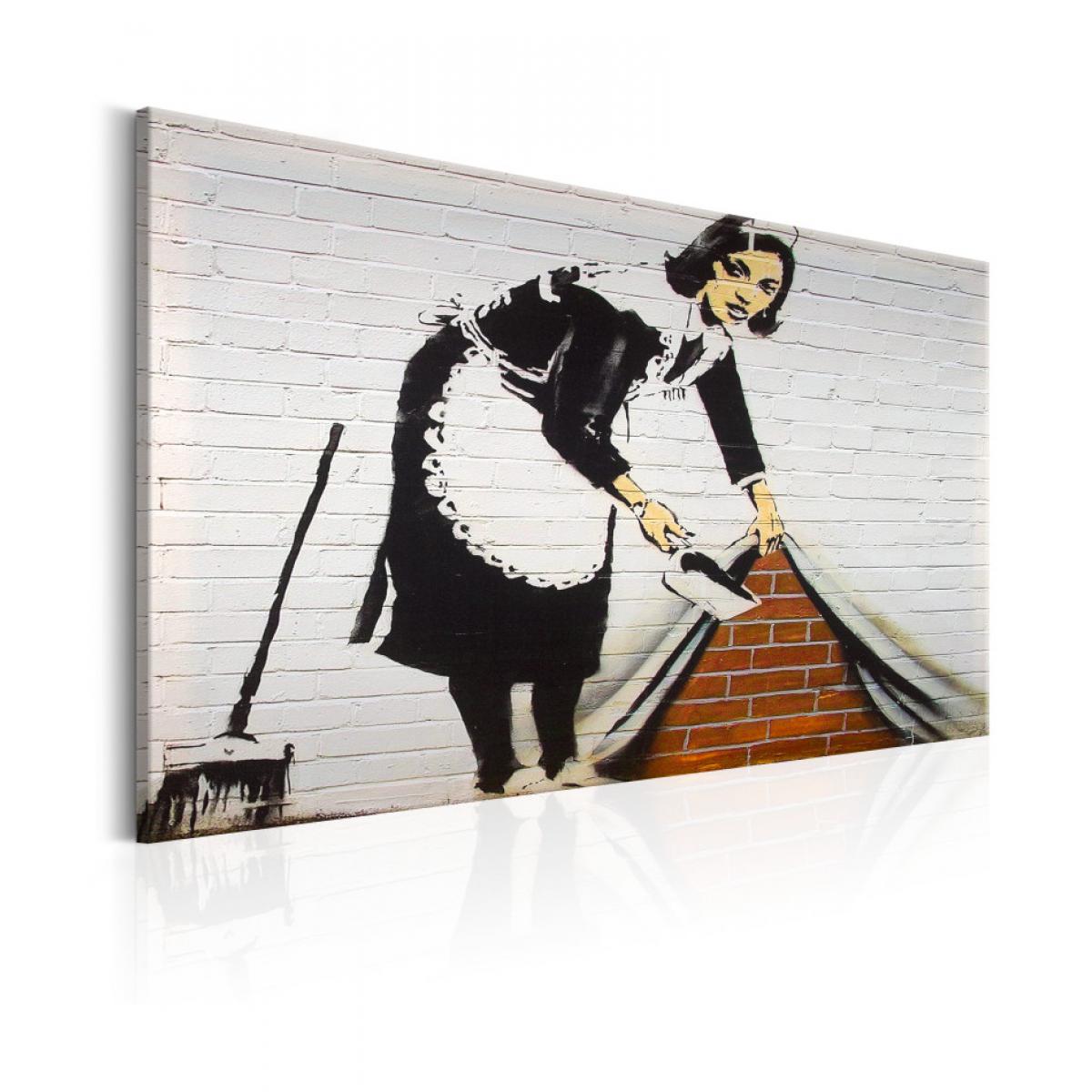 Artgeist - Tableau - Maid in London by Banksy 120x80 - Tableaux, peintures