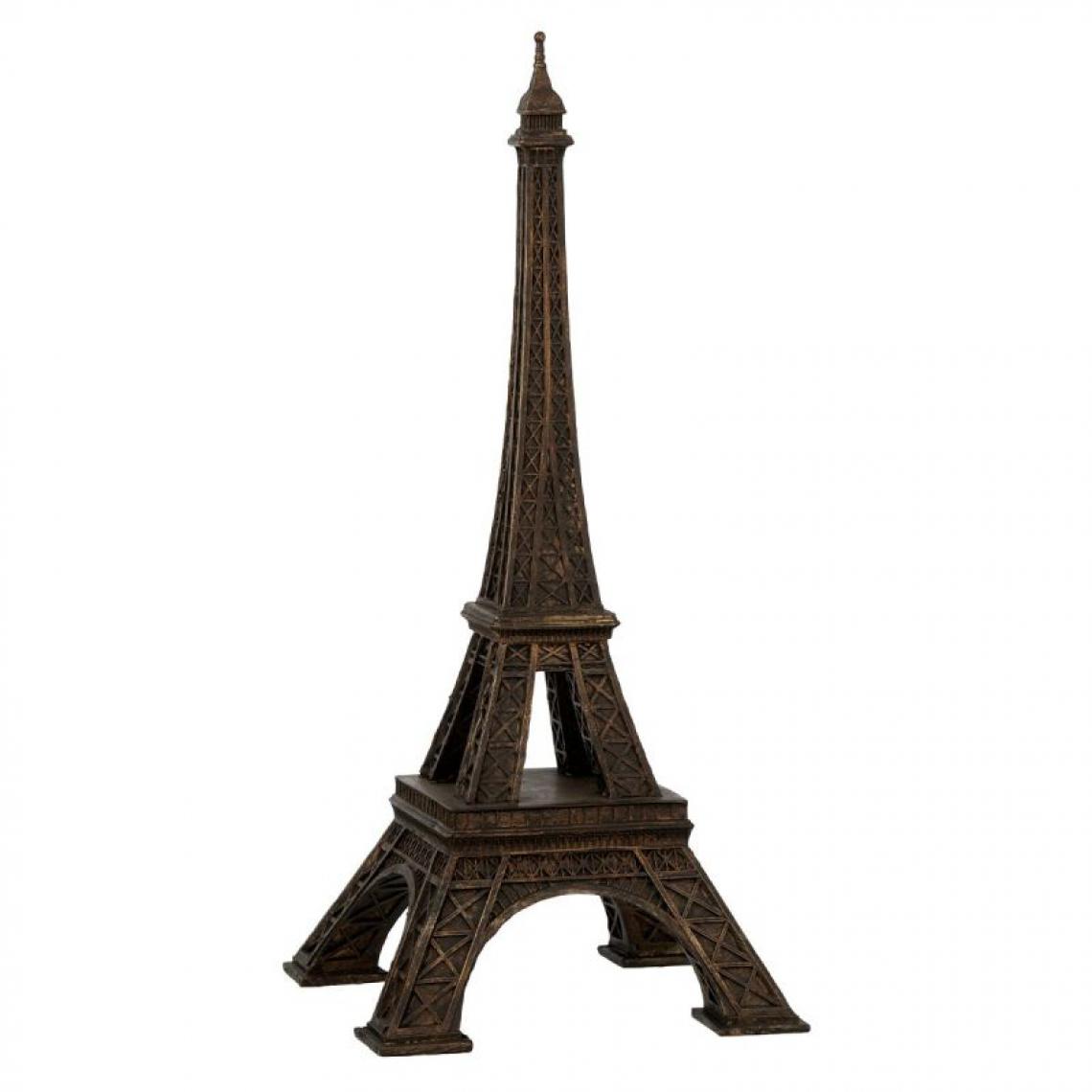 Paris Prix - Statuette Déco Tour Eiffel 53cm Bronze - Statues