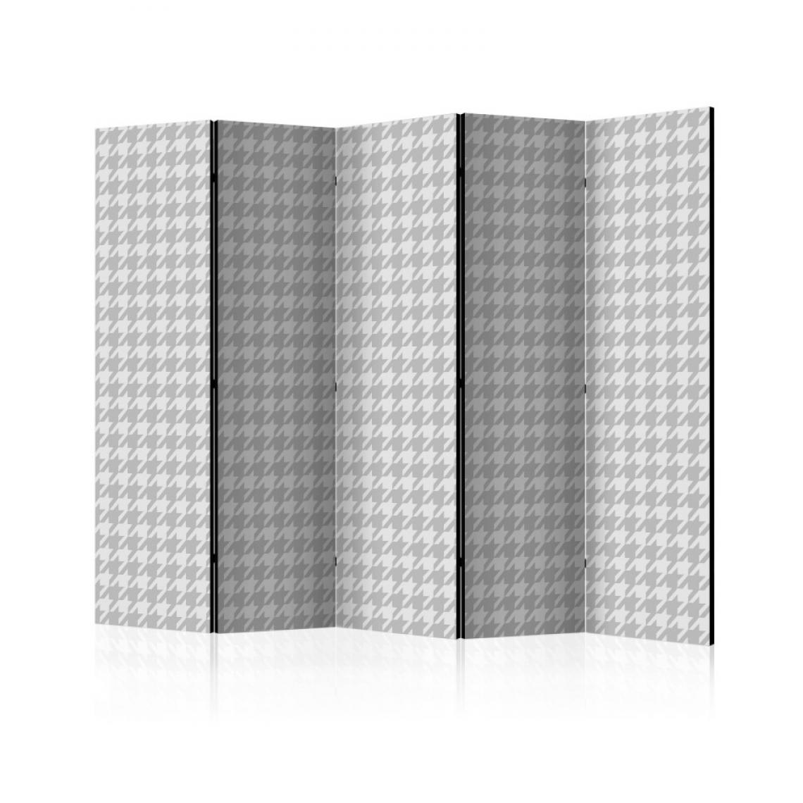 Artgeist - Paravent 5 volets - Dogtooth Check II [Room Dividers] 225x172 - Paravents
