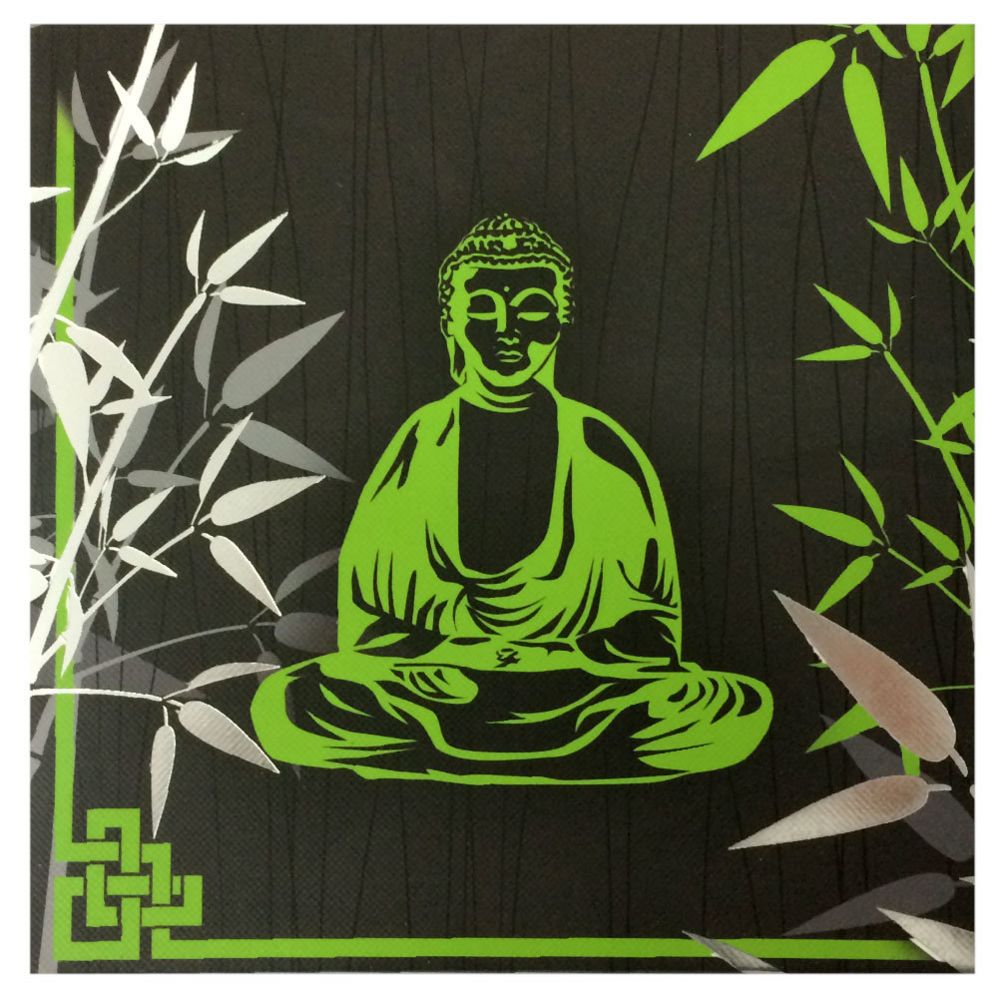Sudtrading - Petit cadre en toile Bouddha - Cadres, pêle-mêle