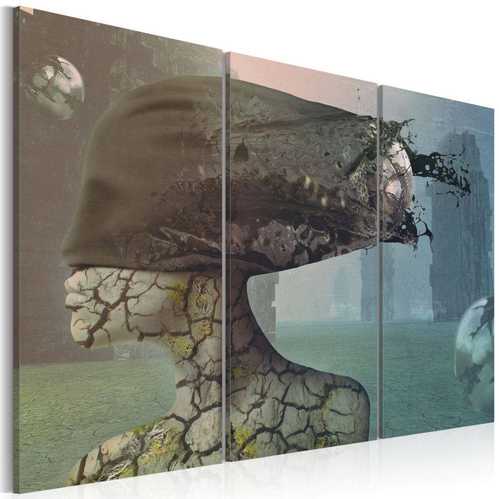 Bimago - Tableau - Brainstorm - triptych - Décoration, image, art | Abstraction | - Tableaux, peintures
