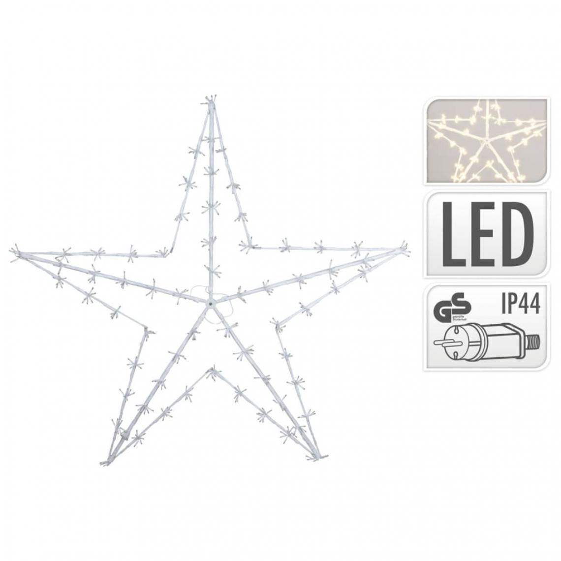 Ambiance - Ambiance Étoile lumineuse de Noël avec 520 LED 150 cm - Décorations de Noël