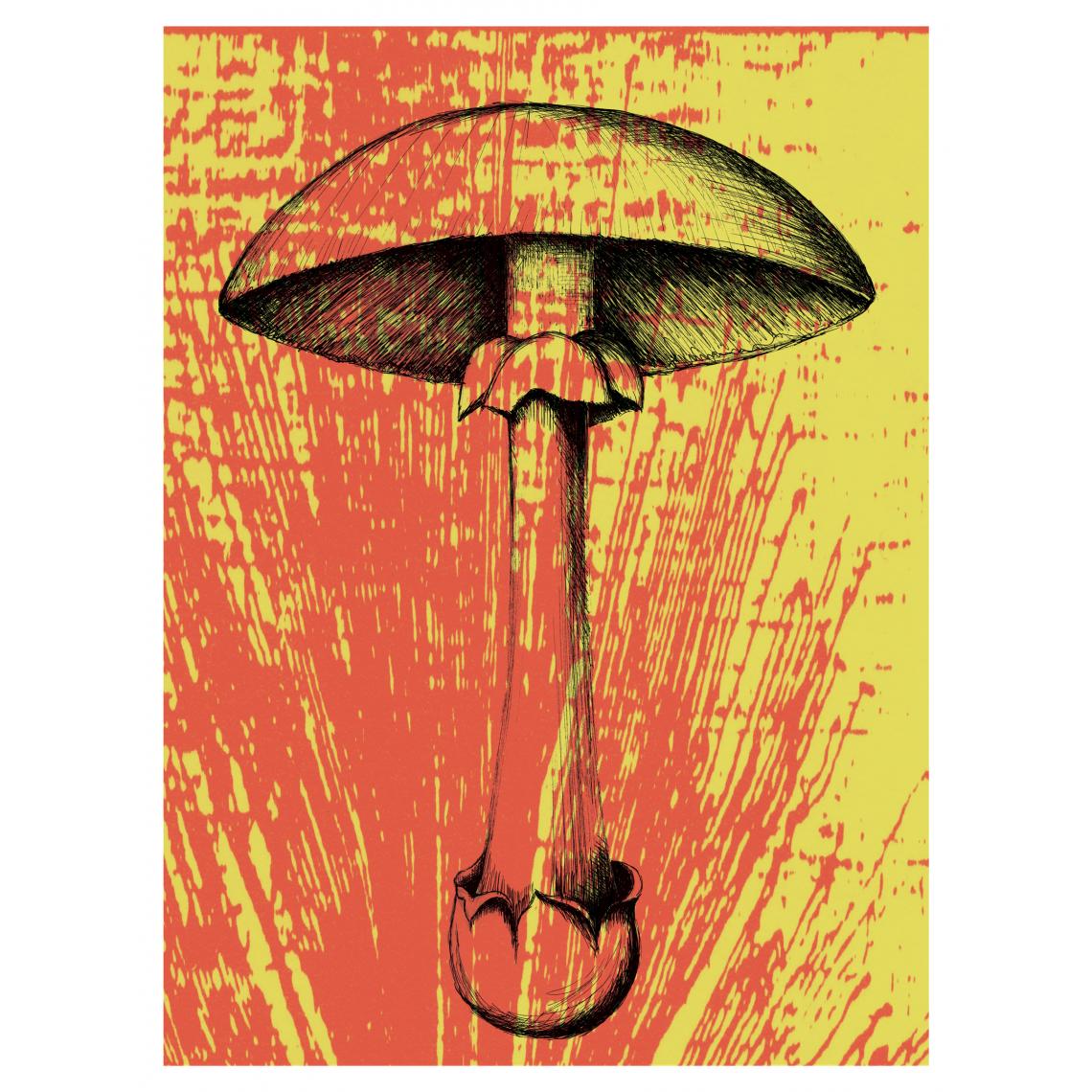 Beneffito - BOTANICAL - Signature Poster - Mushroom_2 - 40x60 cm - Affiches, posters