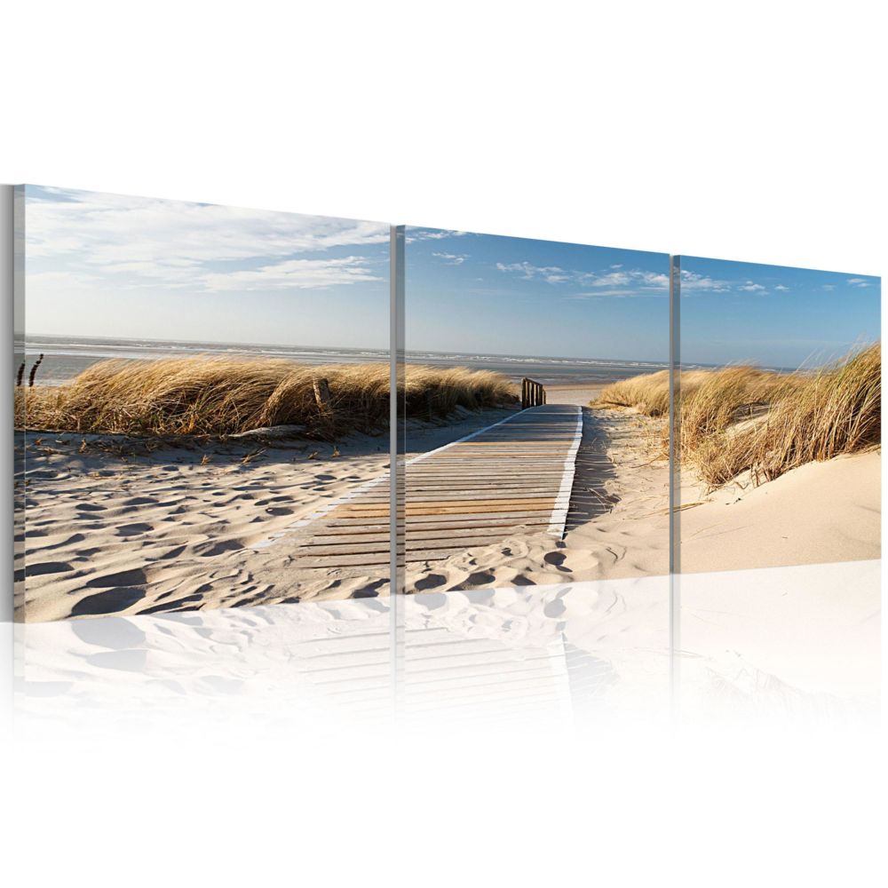 Artgeist - Tableau - Beach (Triptych) - Tableaux, peintures