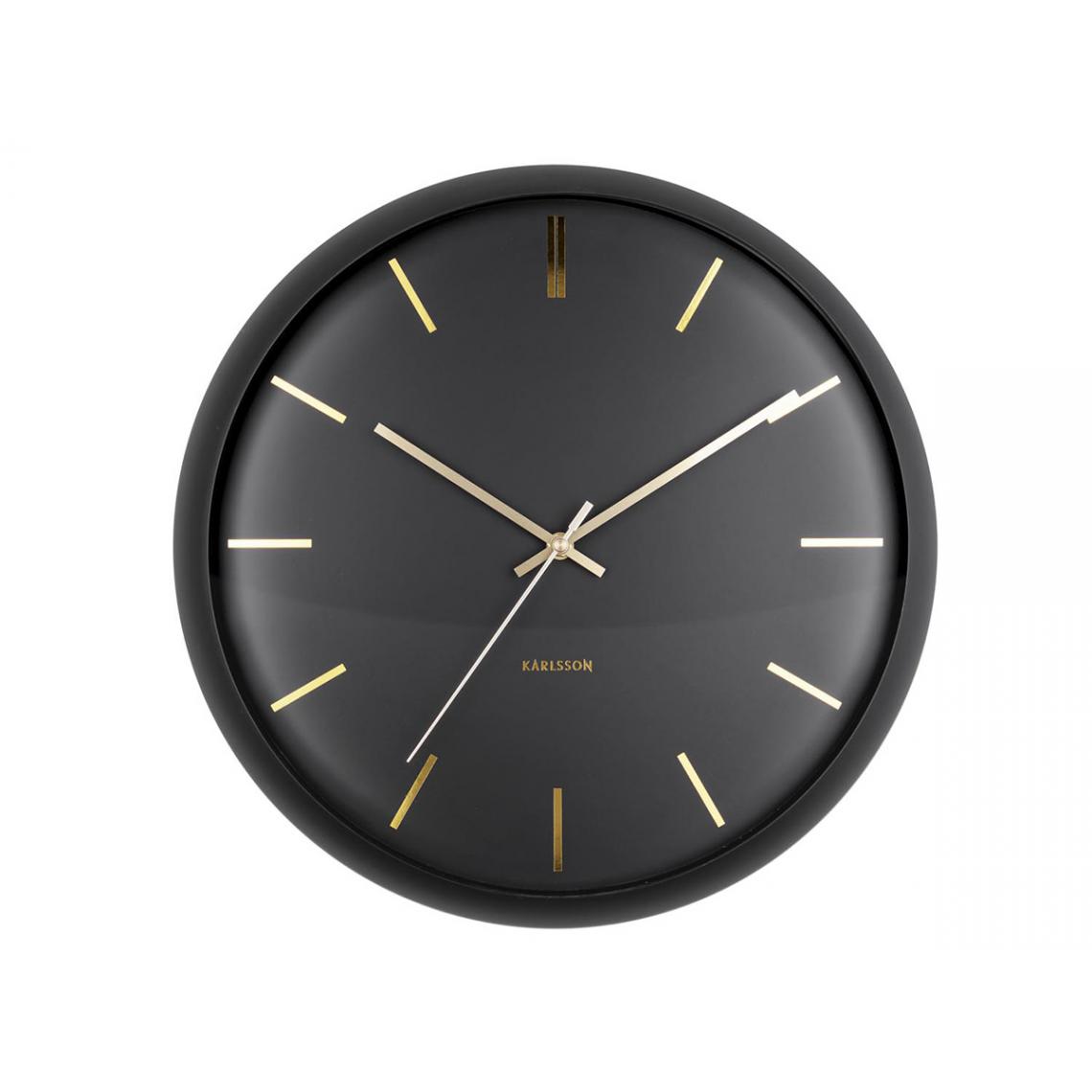 Karlsson - Horloge Globe Design Armando Breeveld Noir - Karlsson - Horloges, pendules