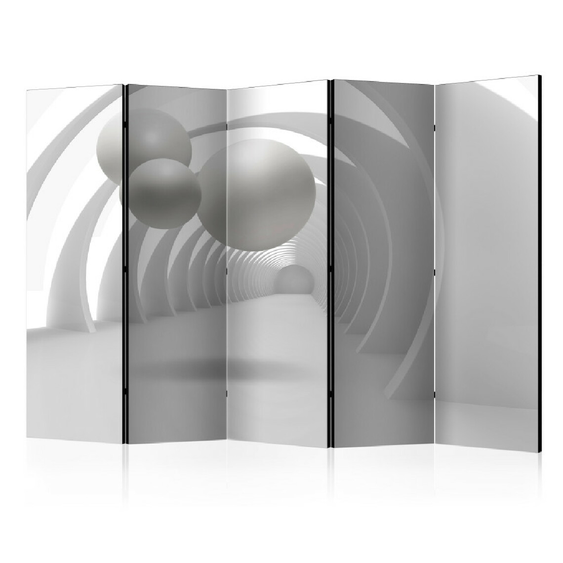 Artgeist - Paravent 5 volets - White Tunnel II [Room Dividers] 225x172 - Paravents