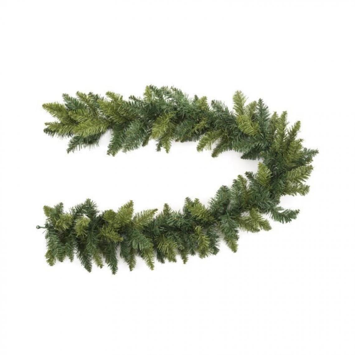 Ac-Deco - Guirlande verte effet sapin - 180 cm - Blooming - Décorations de Noël