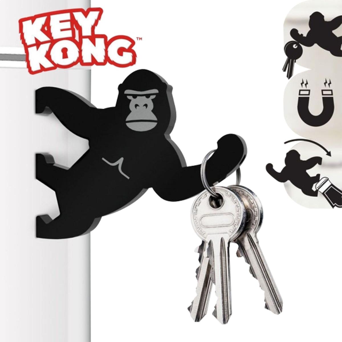 Totalcadeau - Range-clés magnétique à décapsuleur en forme de gorille King Kong - Objets déco