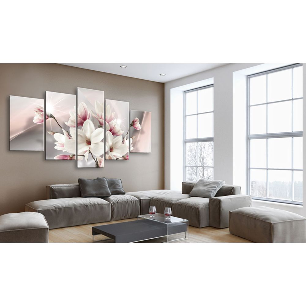 marque generique - 100x50 Tableau Magnolias Fleurs Magnifique Magnolia in bloom - Tableaux, peintures