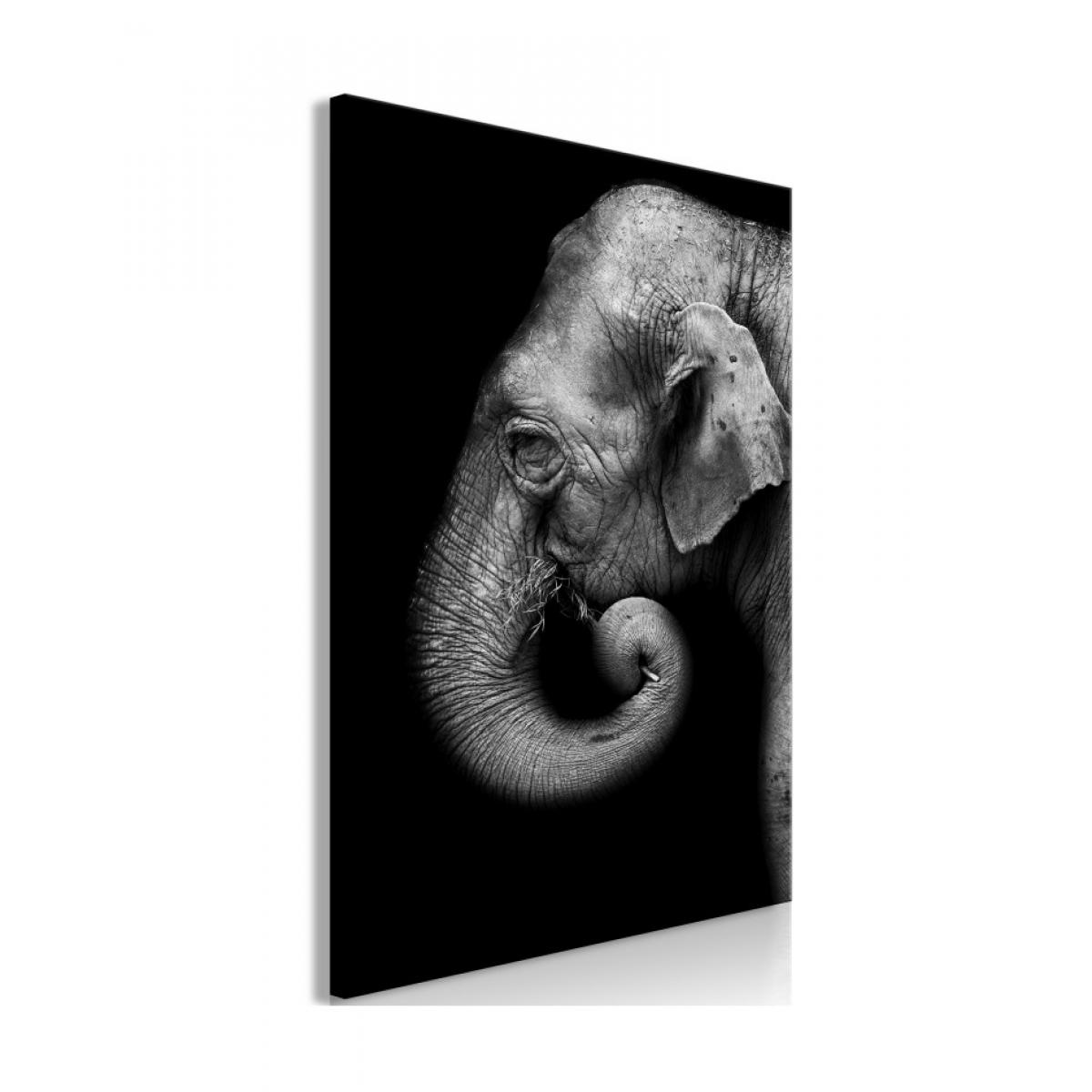 Artgeist - Tableau - Portrait of Elephant (1 Part) Vertical 60x90 - Tableaux, peintures