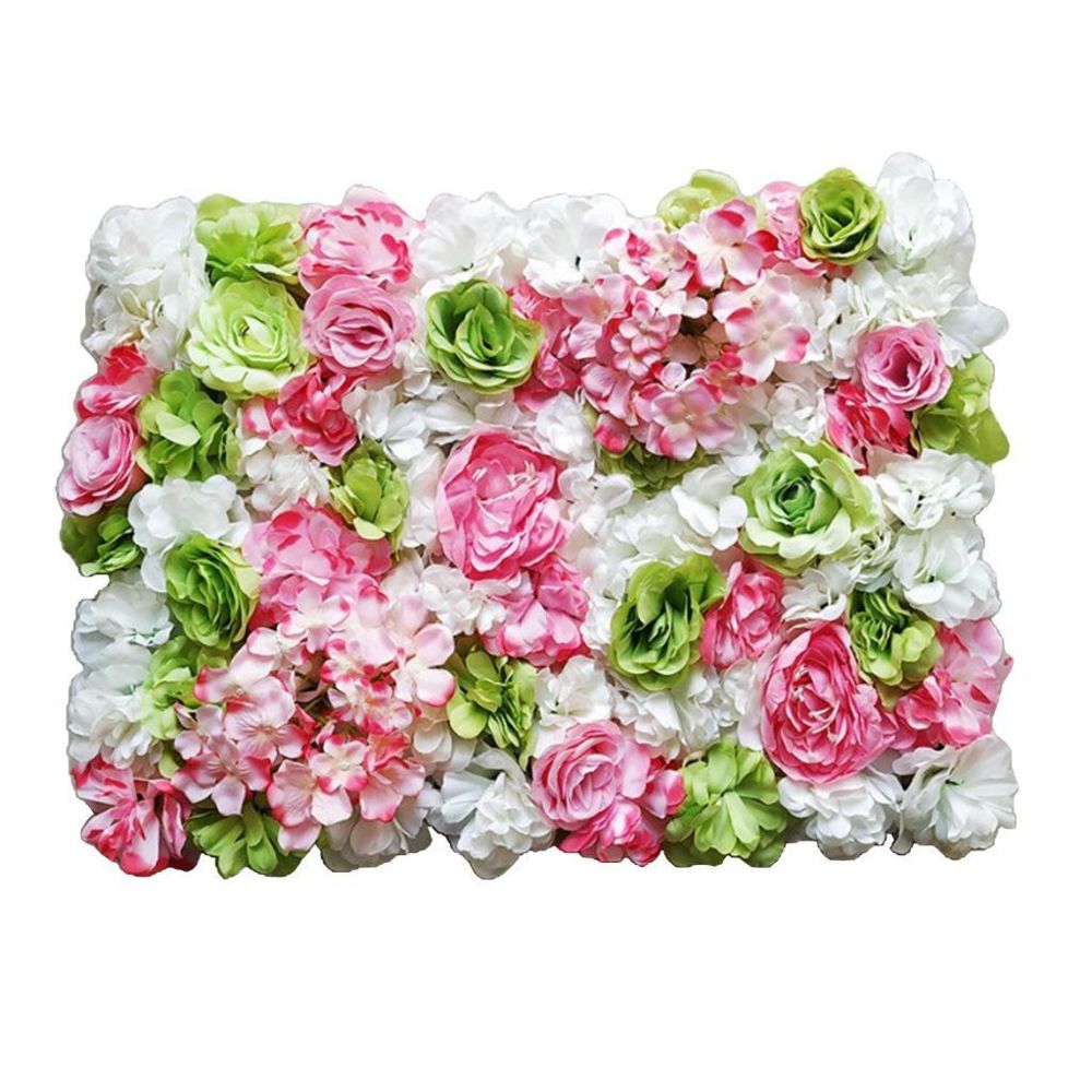 marque generique - Panneaux De Fleurs Ensemble 3D Fleur Artificielle Mur Fête Maison Photo Décor Violet - Objets déco