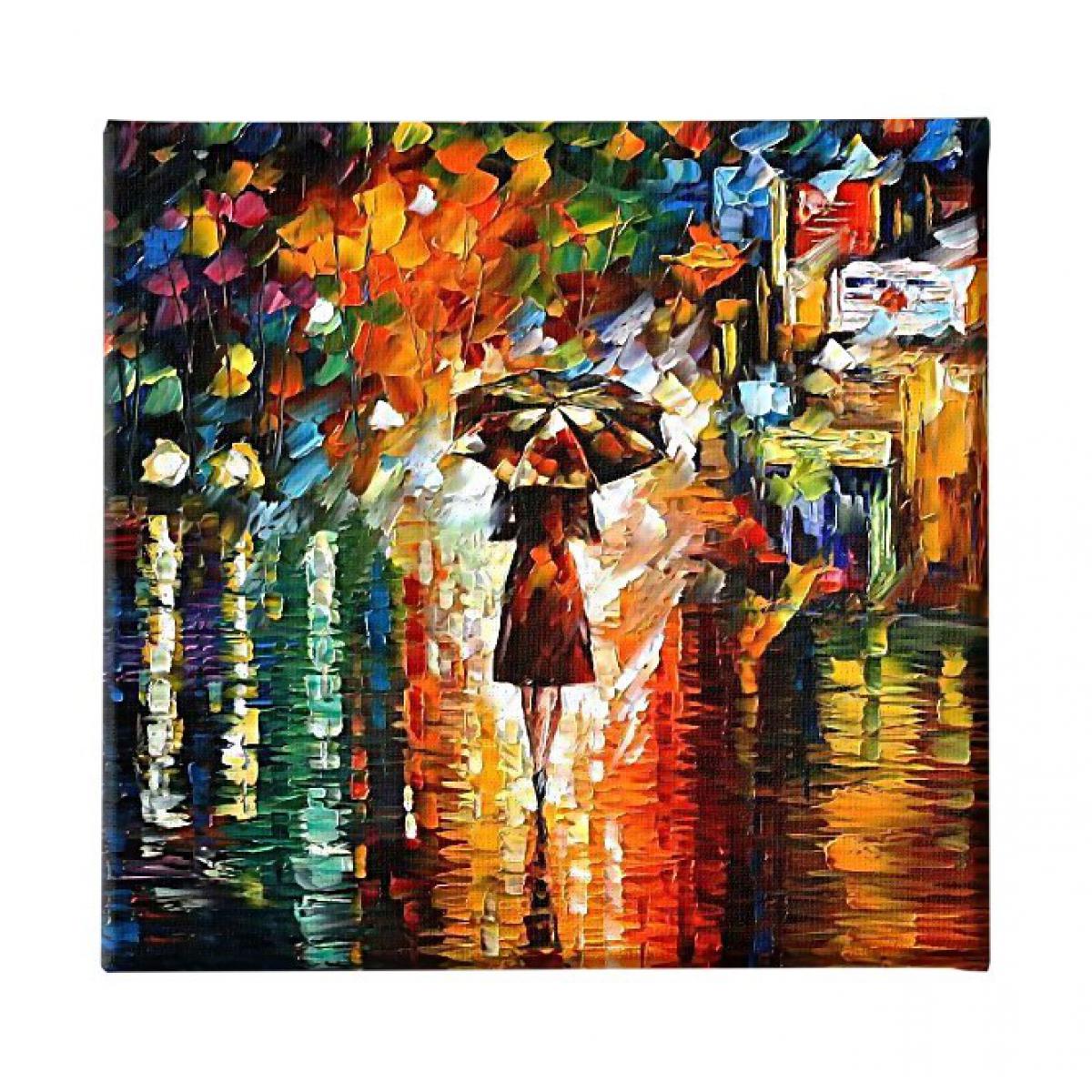 Homemania - HOMEMANIA Tableau Parapluie - Art et graffiti - pour Salon, Chambre -Multicouleur en Polyester, Bois, 60 x 3 x 60 cm - Tableaux, peintures