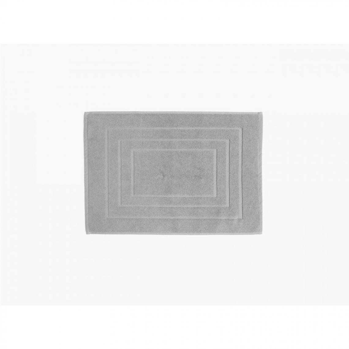 Ac-Deco - Tapis éponge en coton - Naia - 60 x 80 cm - Gris clair - Tapis