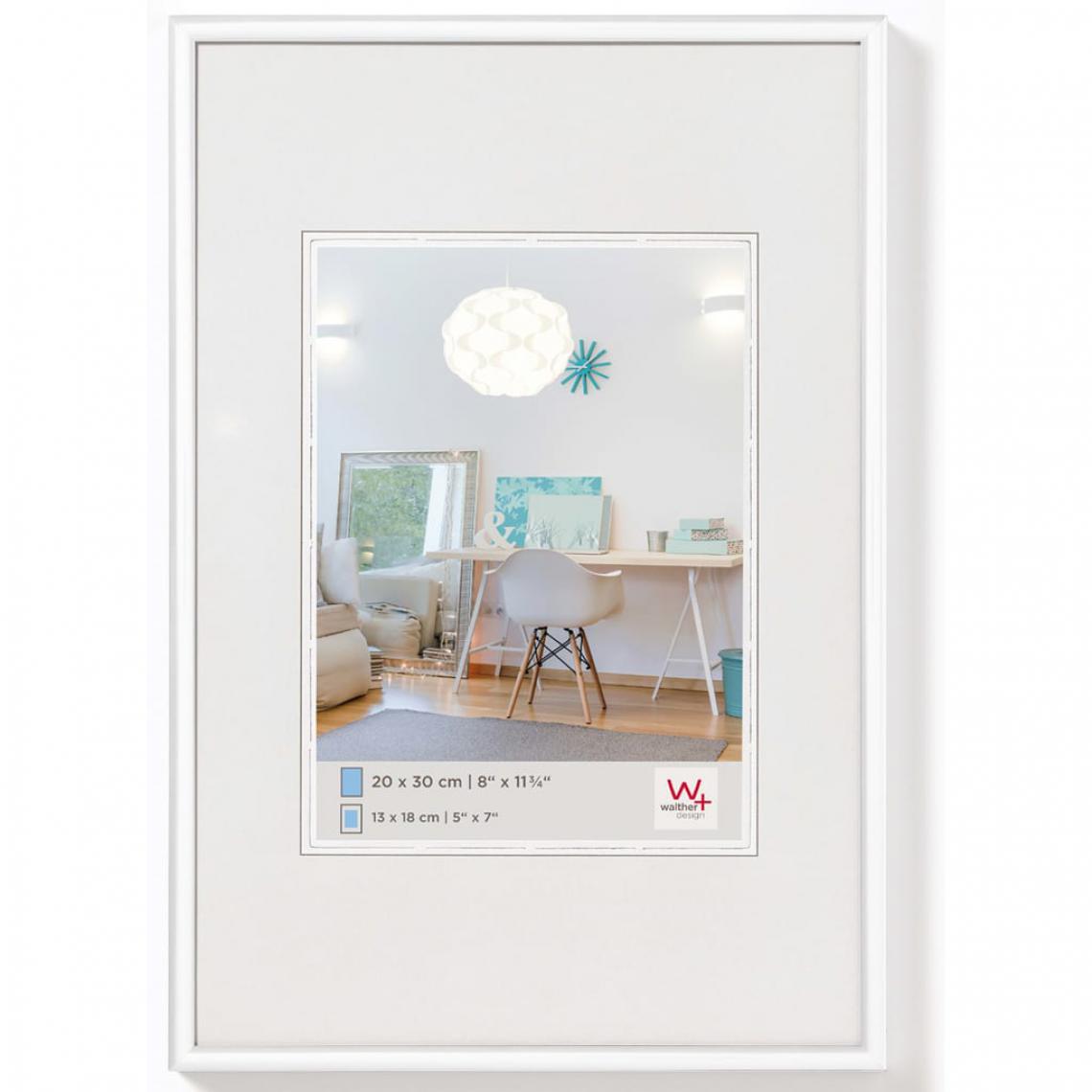 Walther - Walther Design Cadre photo New Lifestyle 50x70 cm Blanc - Cadres, pêle-mêle