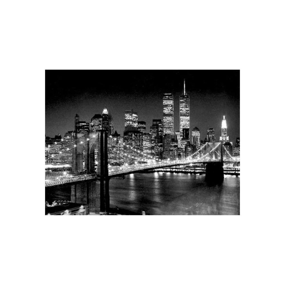 marque generique - Affiche papier - Brooklyn Bridge - Silberman - 60x80 cm - Affiches, posters