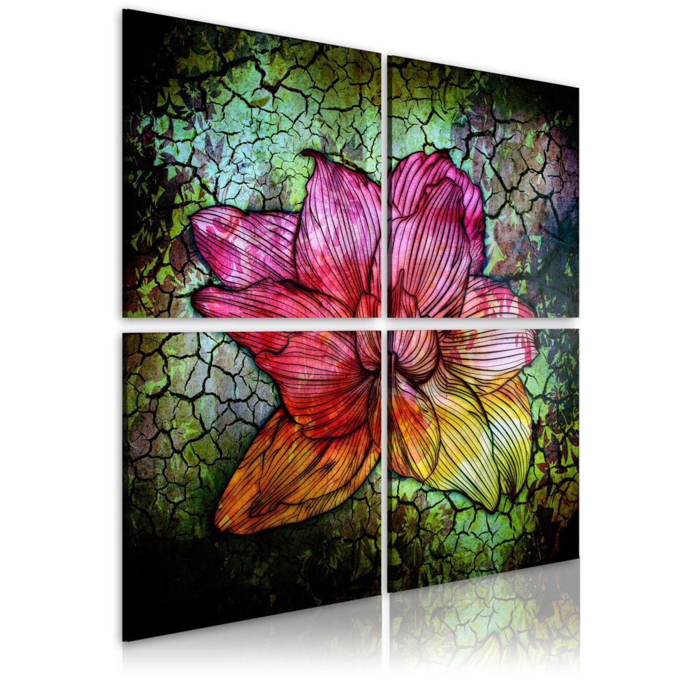 Artgeist - Tableau - Fleur de verre 40x40 - Tableaux, peintures