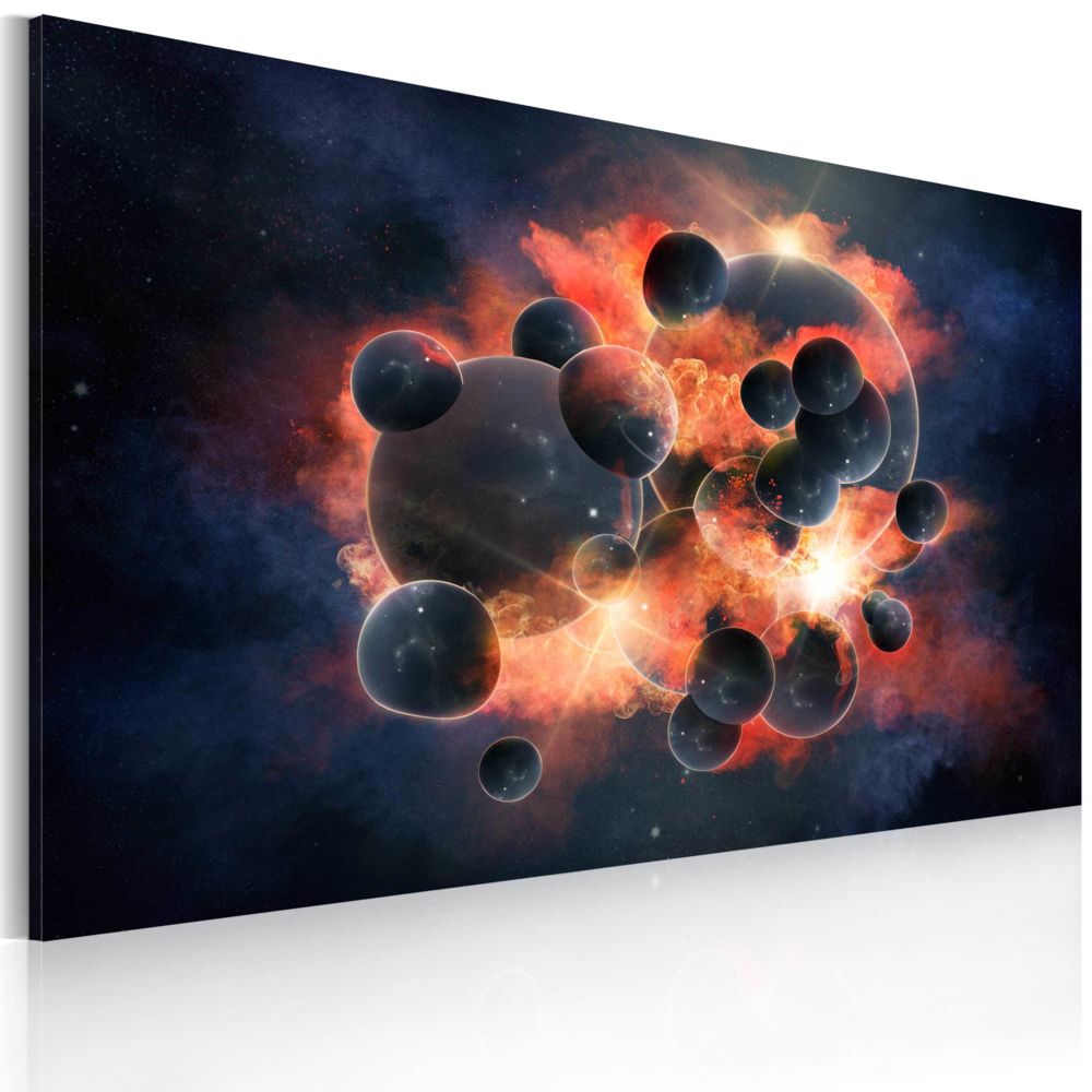 Bimago - Tableau | Explosion cosmique | 90x60 | Abstraction | - Tableaux, peintures