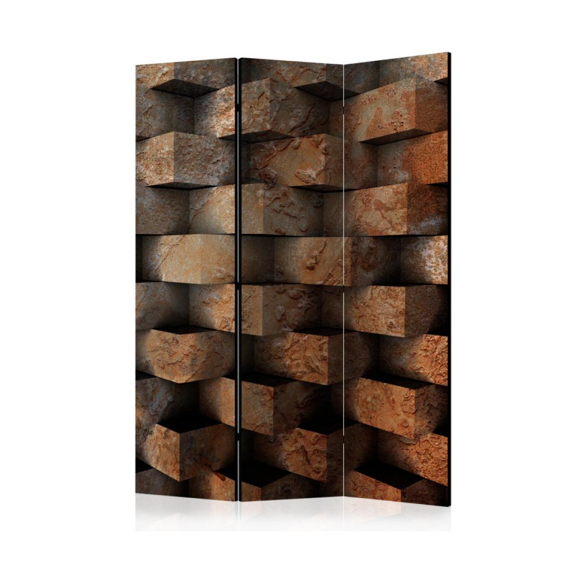 Artgeist - Paravent 3 volets - Brick braid [Room Dividers] 135x172 - Paravents