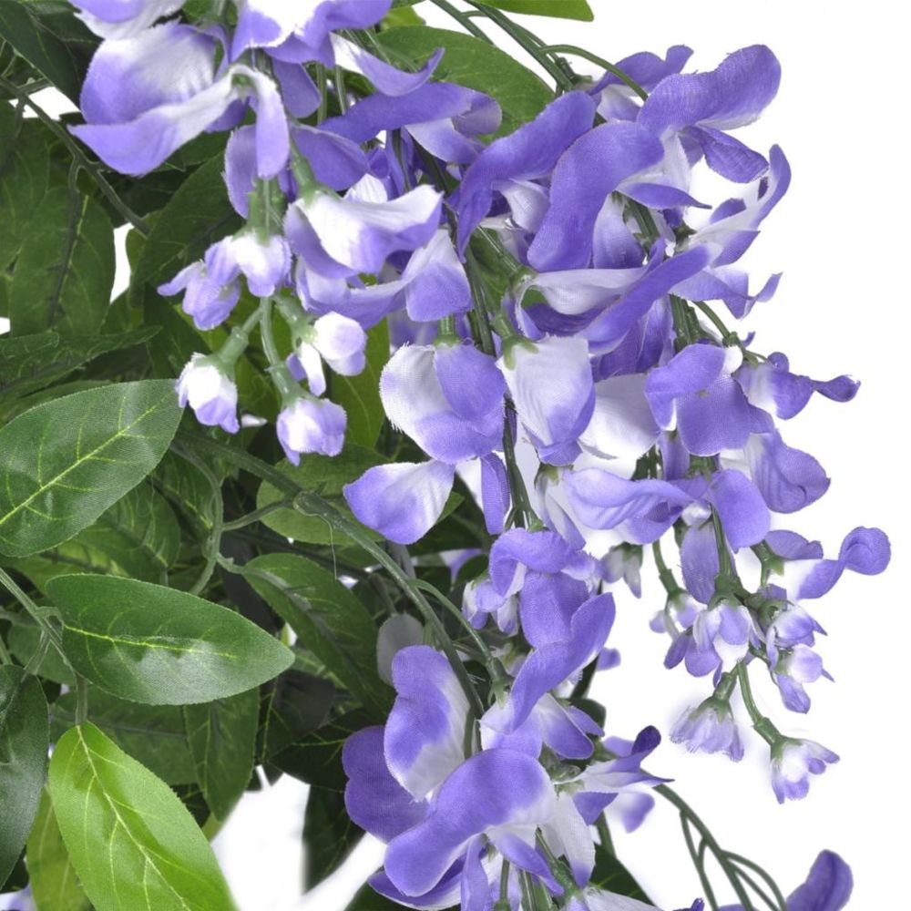 marque generique - Icaverne - Fleurs et plantes artificielles selection Wisteria artificiel avec Pot 160 cm - Plantes et fleurs artificielles