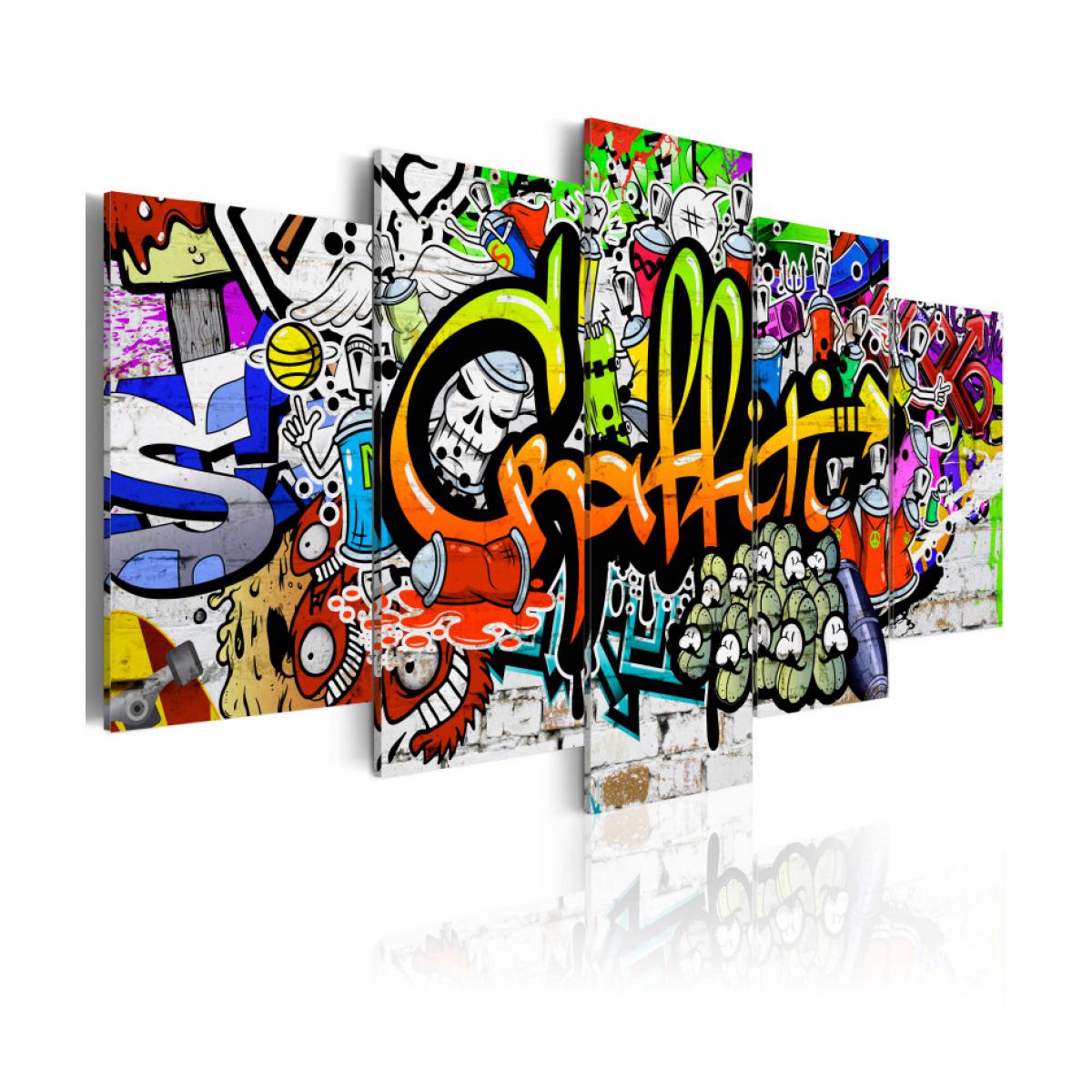 Artgeist - Tableau - Artistic Graffiti 200x100 - Tableaux, peintures
